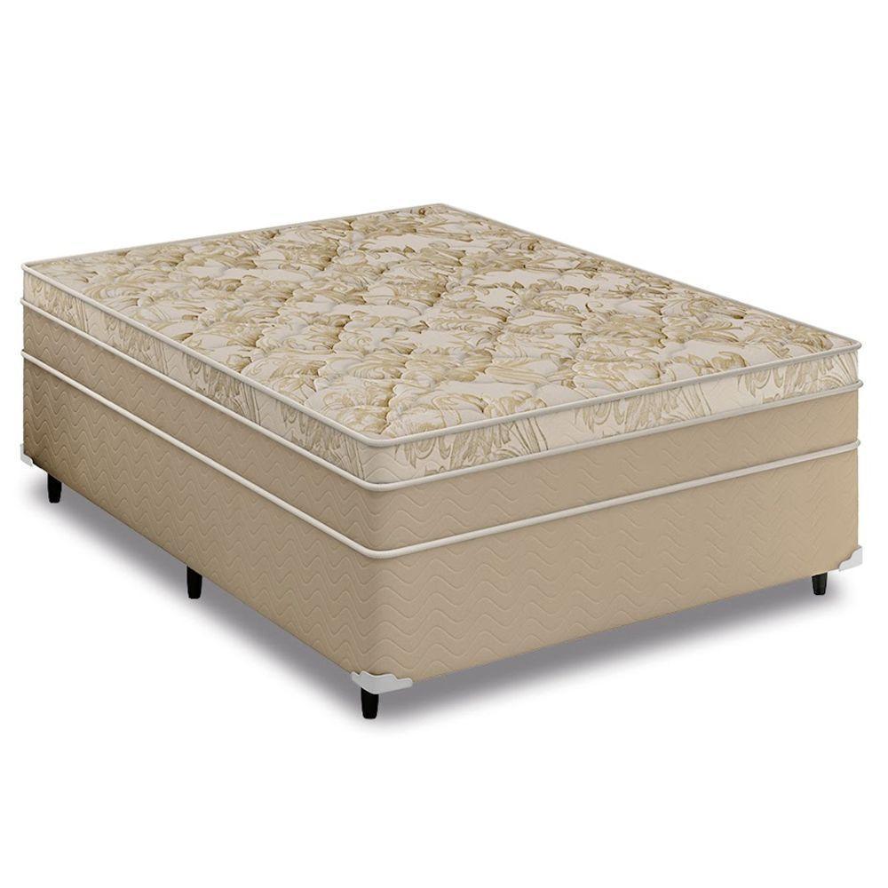 Cama Box Casal + Colchão Molas Ensacadas Don Cielo Viscogel Europillow 138x188x72cm - 1