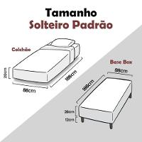 Cama Box Solteiro + Colchão Mola Ensacada Capitano Eps Europillow 88x188x67cm - 2