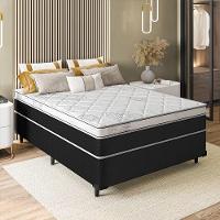 Cama Box Queen + Colchão Molas Ensacadas Varena Europillow 158x198x70cm - 4