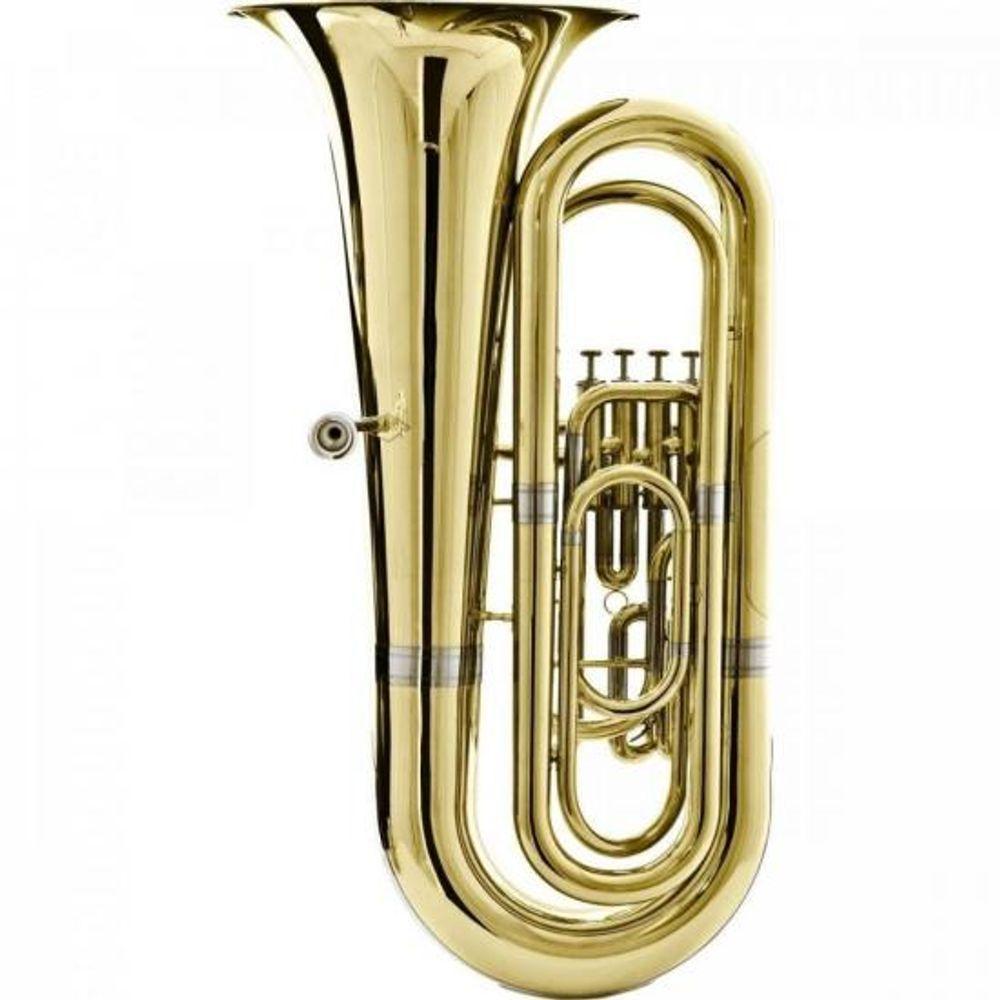 Tuba Harmonics Bb Hbb-534l 4/4 4 Pistos Laqueada [f002] - 2