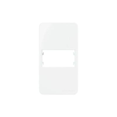 Placa Para Condulete Com Suporte Margirius Sleek Caixa 3-4 Para 1 Módulo Branca