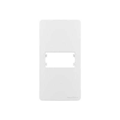 Placa Para Condulete Com Suporte Margirius Sleek Caixa 1 Para 1 Módulo Branca