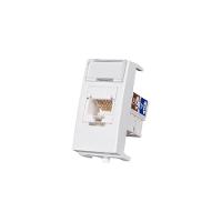 Módulo Tomada Para Rede De Informática Margirius Sleek Rj45 Cat6 Branco - 1