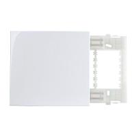 Placa Cega Com Suporte Margirius Sleek 4x4 Branca - 1