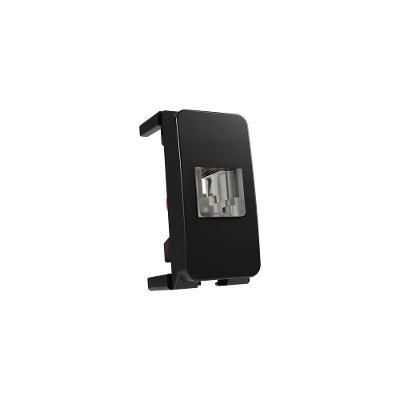 Módulo Tomada Para Telefone Padrão Americano Margirius B3 Colors Rj11 4 Fios Preto Ebony