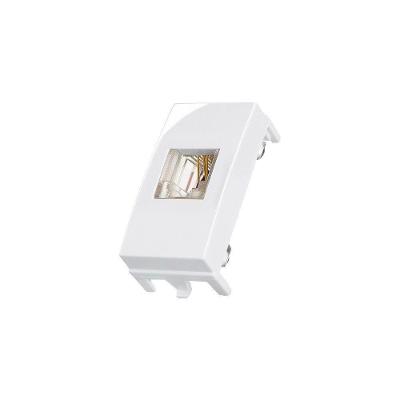 Módulo Tomada Para Telefone Padrão Americano Margirius Sleek Rj11 4 Fios Branco