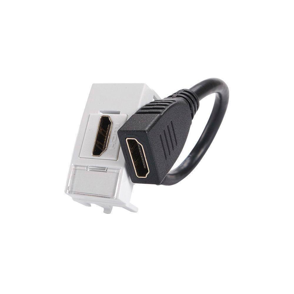 Módulo Tomada Hdmi Margirius Sleek Branco - 1