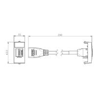 Módulo Tomada Hdmi Margirius Sleek Branco - 2