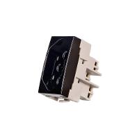 Módulo Tomada Margirius Sleek 2p+t 20A Preto Ebony - 1