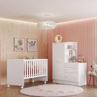 Conjunto Quarto Infantil Hamburgo Branco - 1