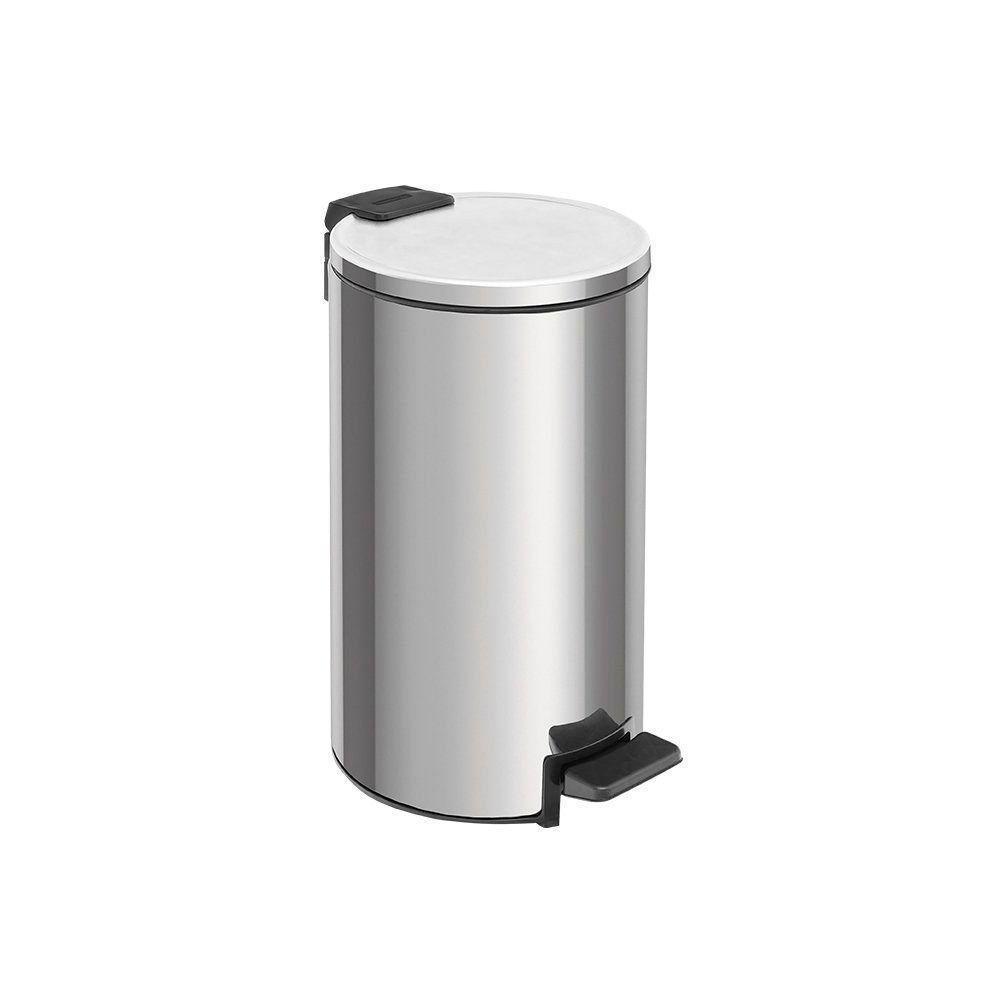 Lixeira Tramontina Loop Com Pedal 5l Redonda Inox Polido Inox Polido - 1