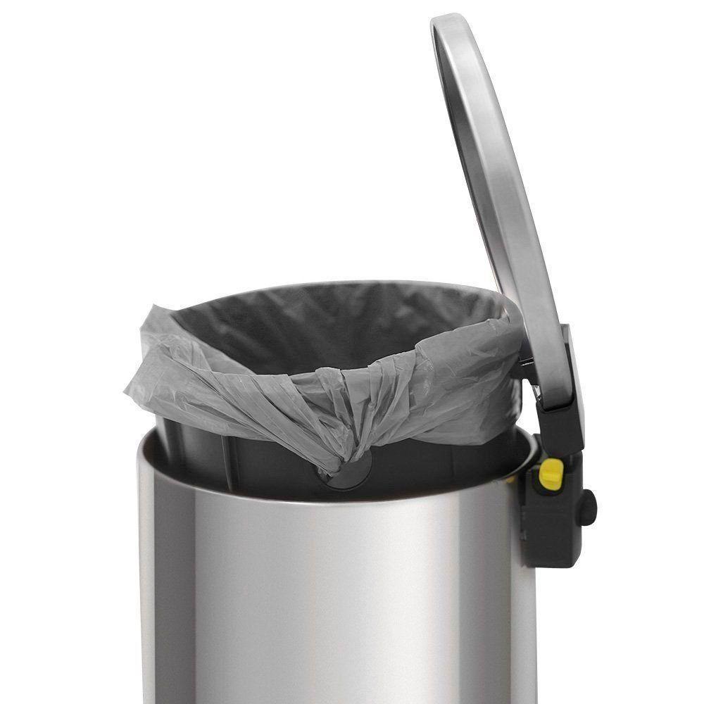 Lixeira Tramontina Loop Com Pedal 5l Redonda Inox Polido Inox Polido - 2