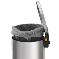 Lixeira Tramontina Loop Com Pedal 5l Redonda Inox Polido Inox Polido - 2