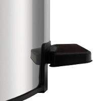 Lixeira Tramontina Loop Com Pedal 5l Redonda Inox Polido Inox Polido