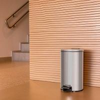 Lixeira Tramontina Loop Com Pedal 5l Redonda Inox Polido Inox Polido - 5