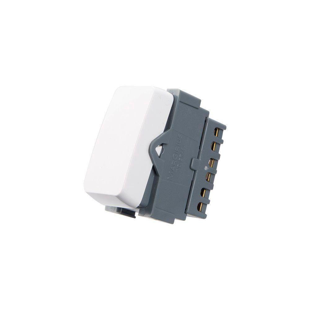 Módulo Interruptor Paralelo Margirius B3 10A Branco Branco - 1