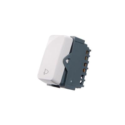 Módulo Interruptor Pulsador Para Campainha Margirius B3 10A Branco