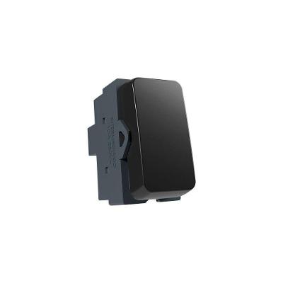 Módulo Interruptor Intermediário Margirius B3 Colors 10A Preto Ebony