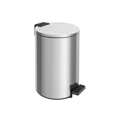 Lixeira Tramontina Loop Com Pedal 3l Redonda Inox Polido