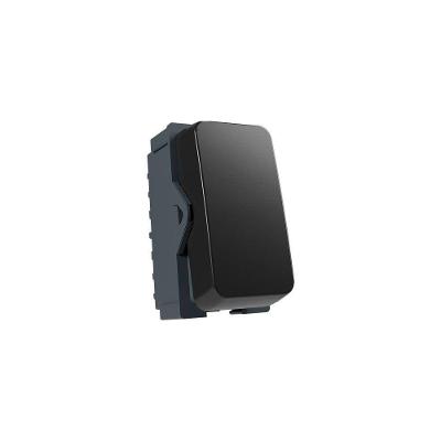 Módulo Interruptor Simples Margirius B3 Colors 10A Preto Ebony