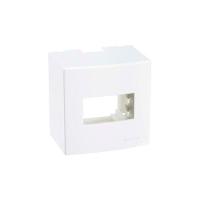 Caixa De Sobrepor Com Suporte Margirius Sleek 75x75 Para 1 Módulo Branca - 1