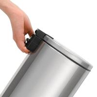 Lixeira Tramontina Loop Com Pedal 20l Redonda Inox Polido Inox Polido - 3