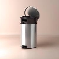 Lixeira Tramontina Loop Com Pedal 20l Redonda Inox Polido Inox Polido - 5