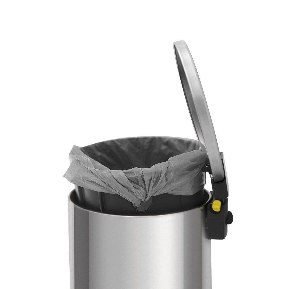 Lixeira Tramontina Loop Com Pedal 3l Redonda Inox Polido - 2