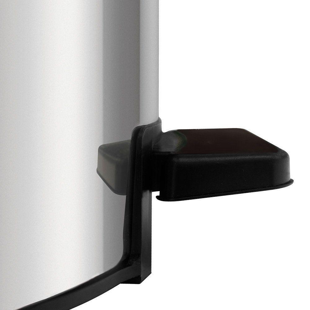 Lixeira Tramontina Loop Com Pedal 3l Redonda Inox Polido - 4