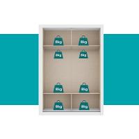 Guarda Roupa Solteiro 2 Portas Darvi Com Espelho Direito Carraro Branco - 7