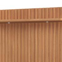 Painel Ripado Para Tv 65 Pol Com Led 2 Gavetas 183cm Baraka D03 Freijó Off White - Lyam Decor - 6