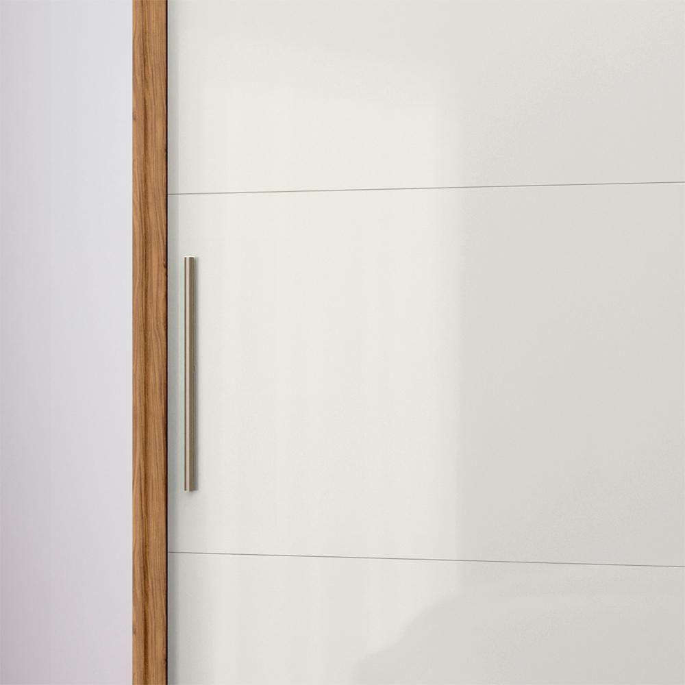 Guarda Roupa Casal 2p Correr Mdf 244 Cm Rd024 Mxm Off White - 4
