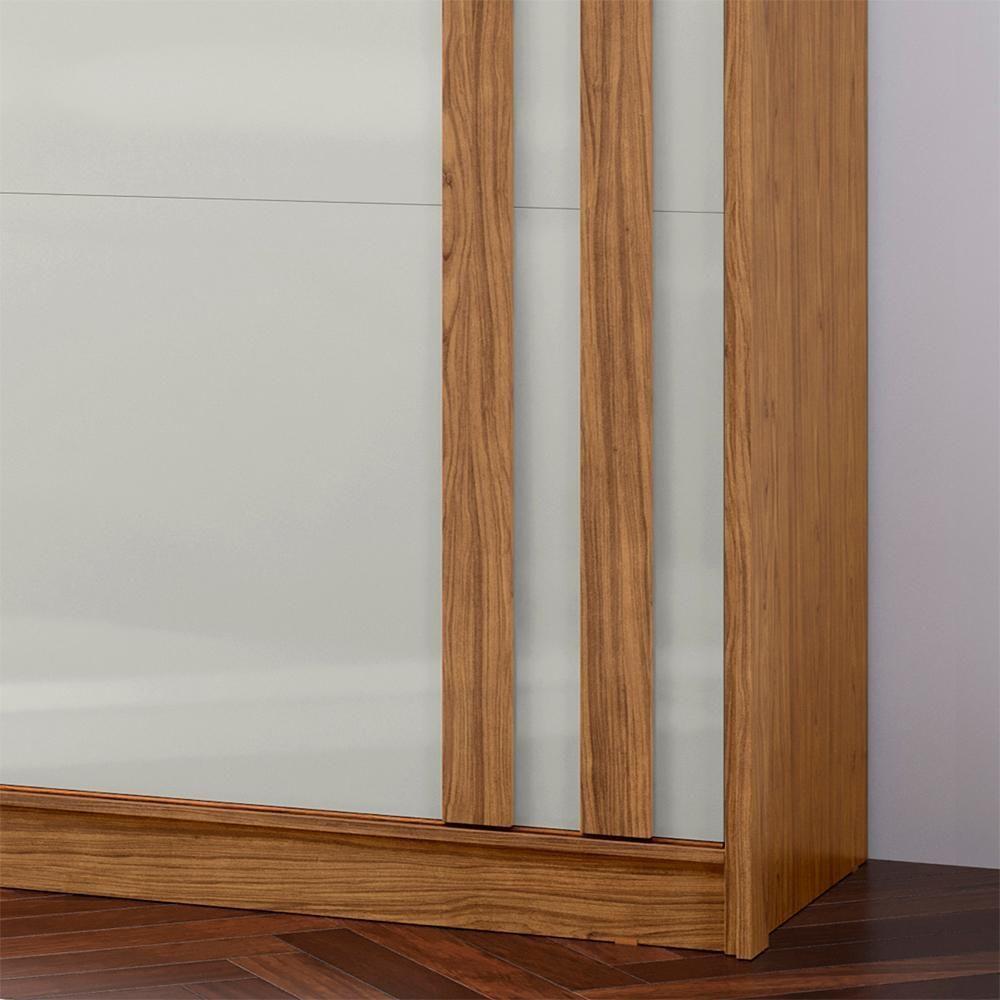 Guarda Roupa Casal 2p Correr Mdf 244 Cm Rd024 Mxm Off White - 5