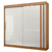 Guarda Roupa Casal 2p Correr Mdf 244 Cm Rd024 Mxm Off White - 1