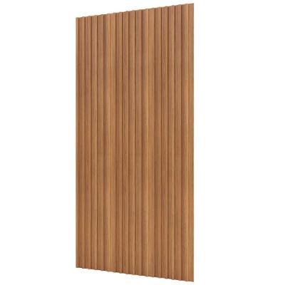Painel Ripado De Madeira Para Sala Quarto 134x183cm Bairon D03 Freijó - Lyam Decor