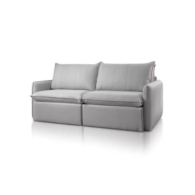 Sofá Retrátil Siena Luxo 1.80m Jc Estofados Cinza