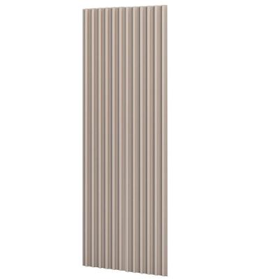 Painel Ripado De Madeira Para Sala Quarto 89x250cm Bairon D03 Fendi - Lyam Decor