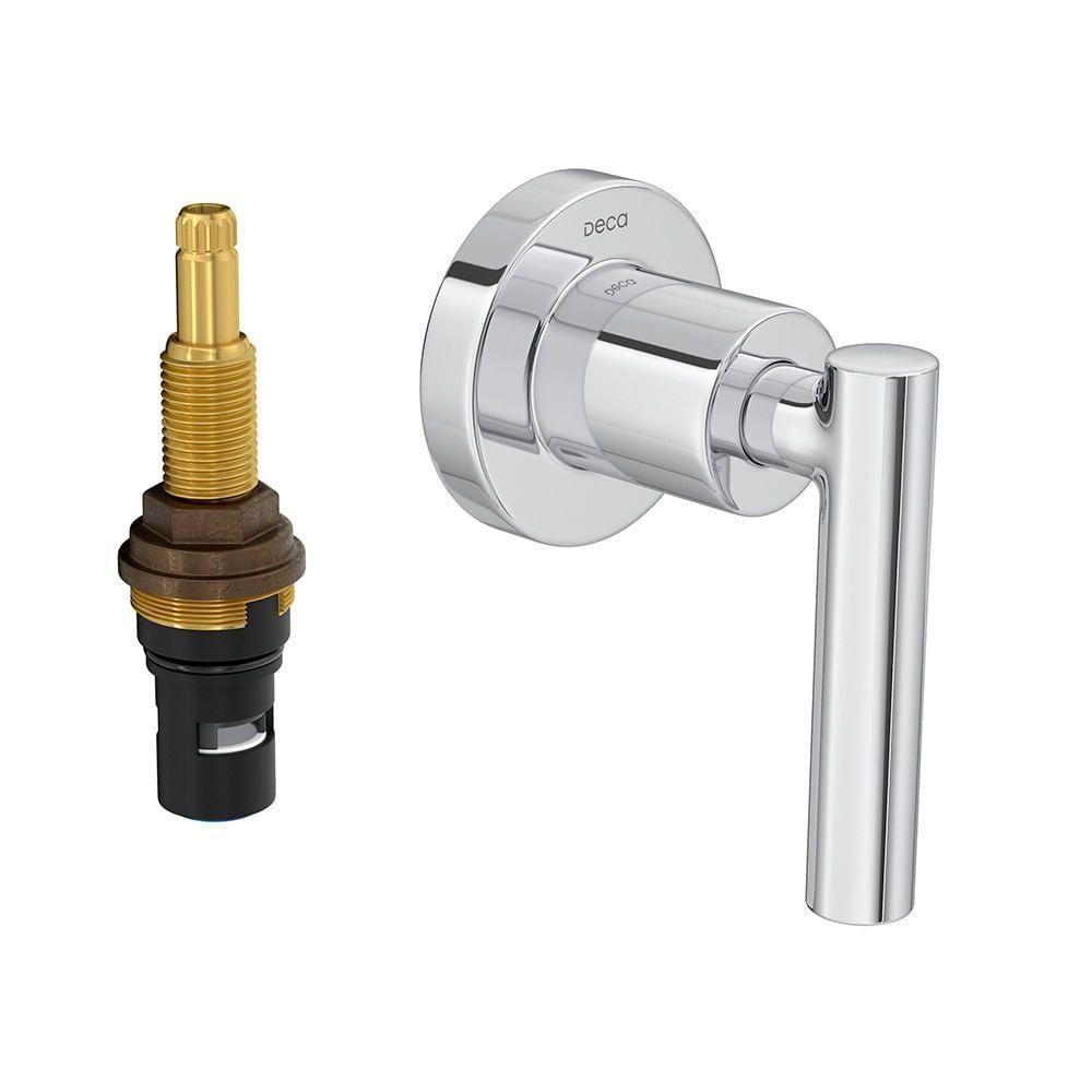 Acabamento Para Registro De Pressão Deca Beta 4916.c109.pq 1-2, 3-4 E 1 Cromado - 1