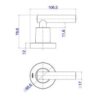 Acabamento Para Registro De Pressão Deca Beta 4916.c109.pq 1-2, 3-4 E 1 Cromado - 3