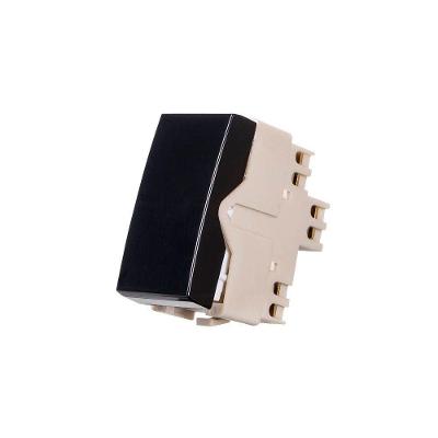 Módulo Interruptor Paralelo Margirius Sleek 10A Preto Ebony