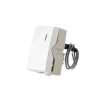Módulo Interruptor Simples Com Luz Margirius Sleek 10A Branco - 1