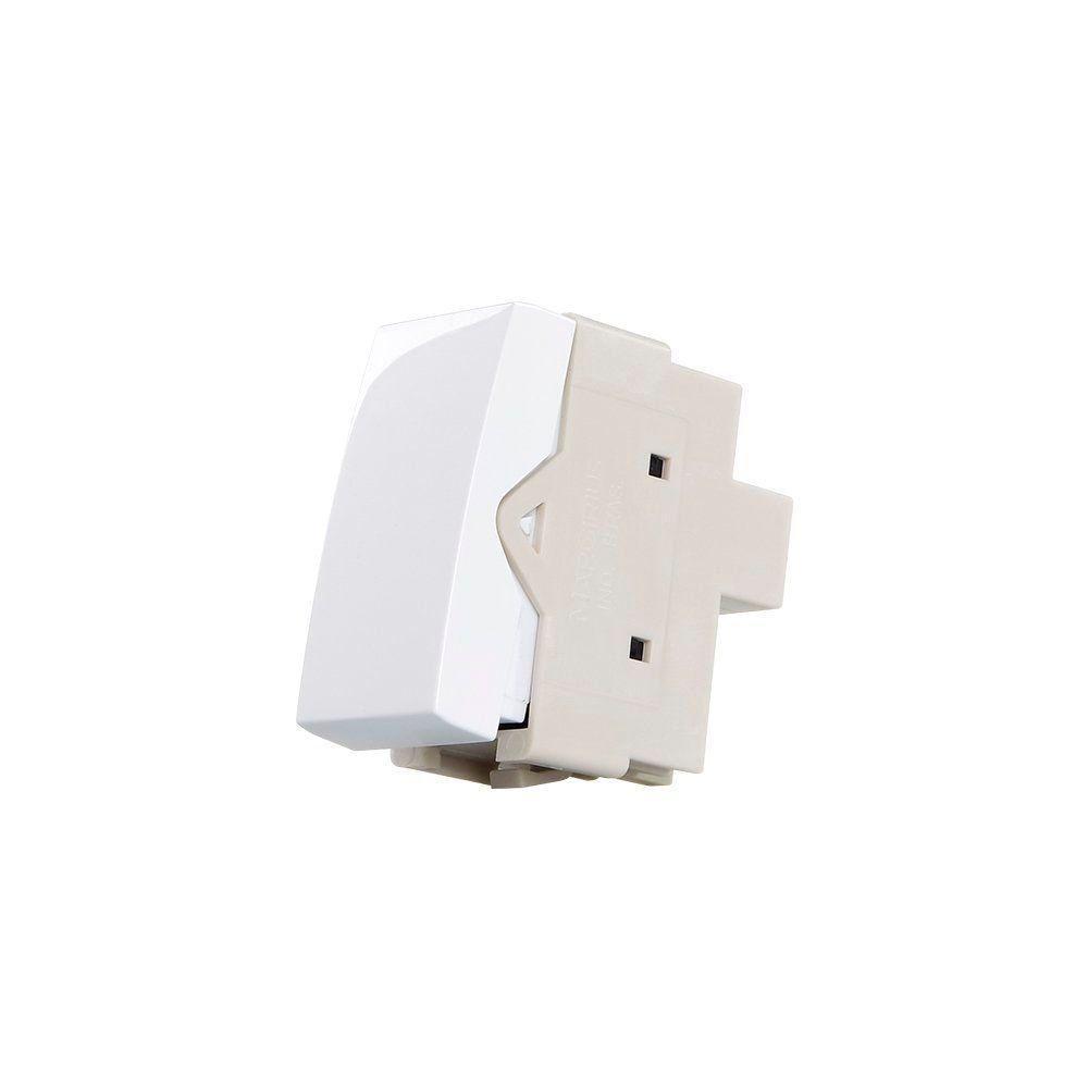 Módulo Interruptor Bipolar Paralelo Margirius Sleek 10A Branco - 1