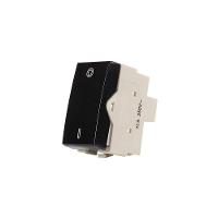 Módulo Interruptor Bipolar Simples Margirius Sleek 10A Preto Ebony - 1