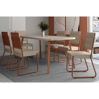 Kit 2 Cadeiras Sala Jantar 1736 Aço 2 Uni Preto-linho Grafite-courano Preto - Carraro - 9