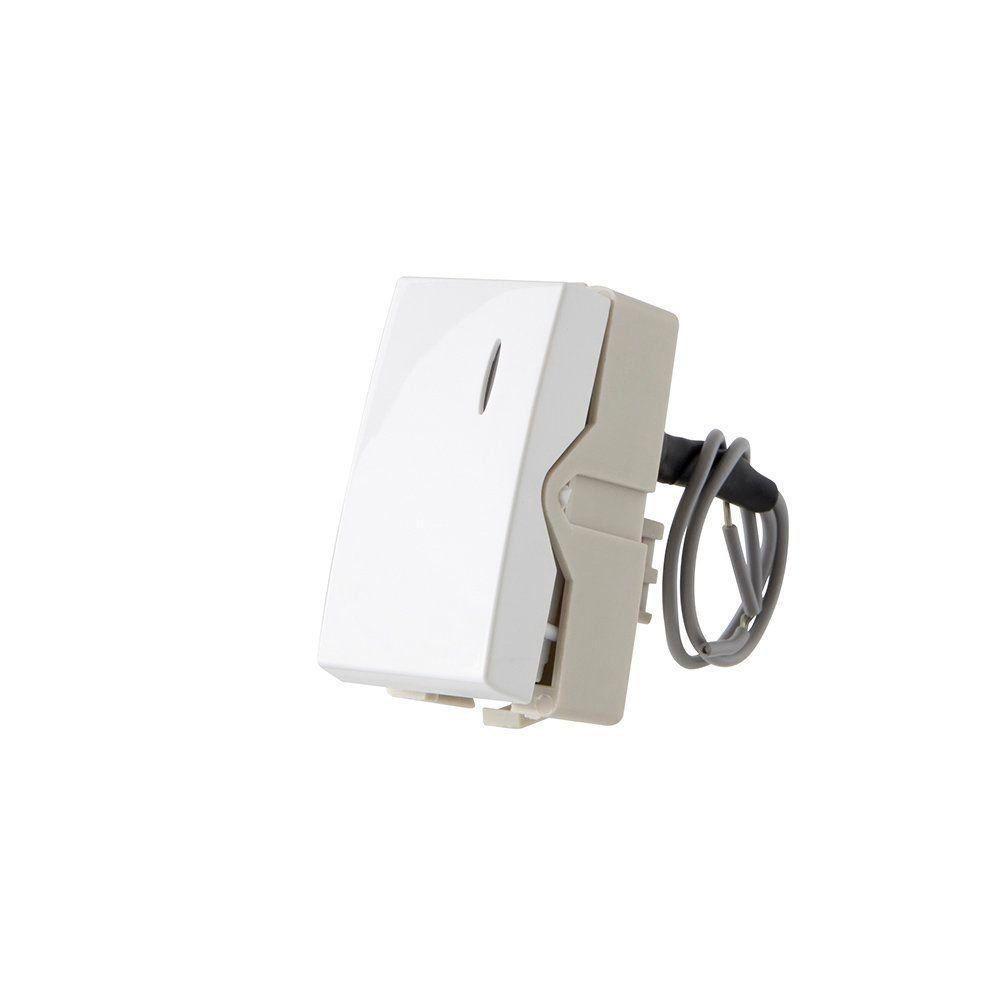 Módulo Interruptor Paralelo Com Luz Margirius Sleek 10A Branco - 1