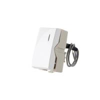 Módulo Interruptor Paralelo Com Luz Margirius Sleek 10A Branco - 1