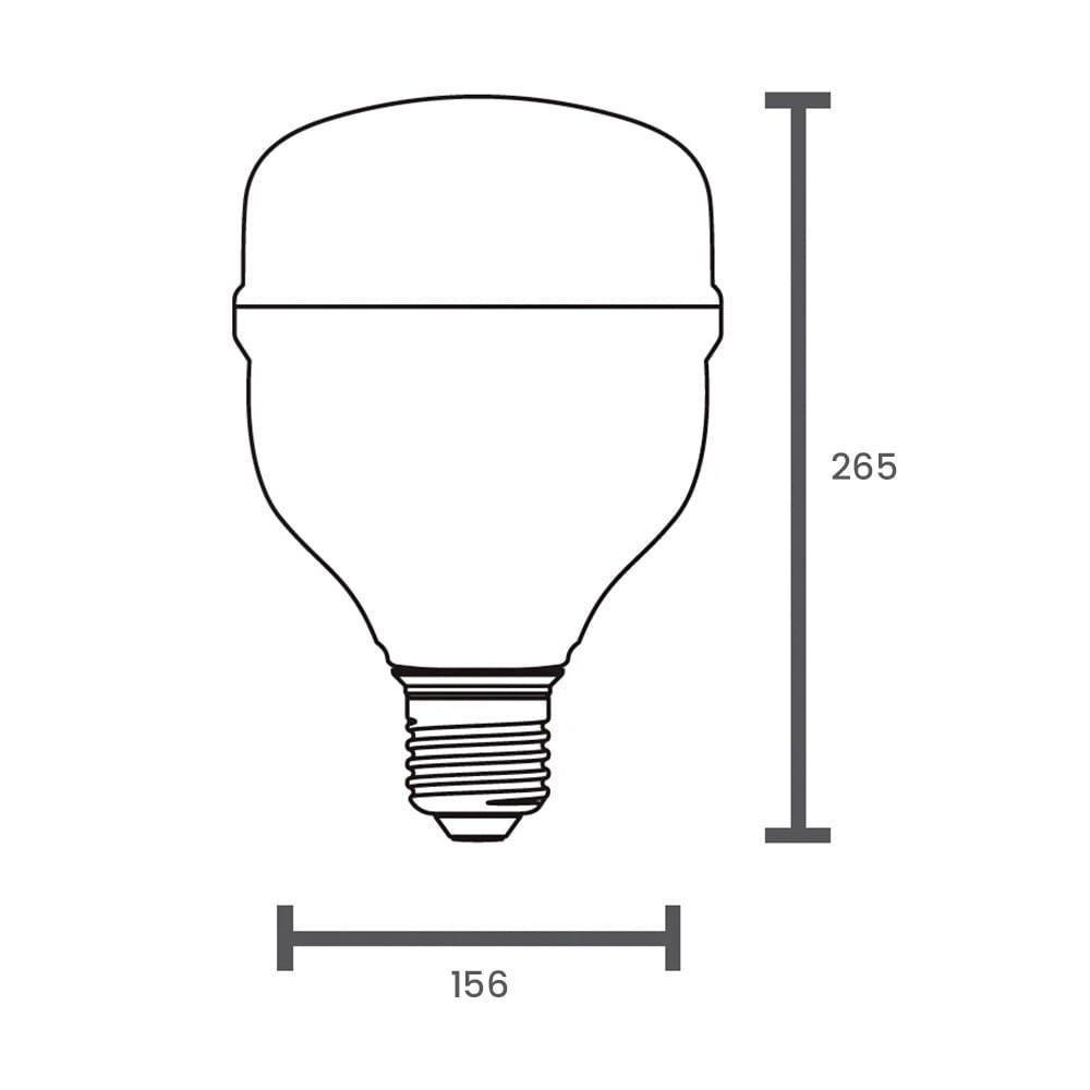 Lâmpada Led Taschibra Tkl 540 High Led 100W E40 Bivolt 6500K - Luz Branca - 2