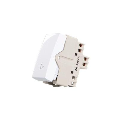 Módulo Interruptor Pulsador Para Campainha Margirius Sleek 10A Branco
