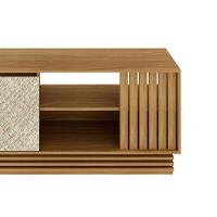 Home P- Tv Até 65 Pol Pa2914-r1480 Ripado C- 2 Portas 160x102cm Natural-palha - Tecno Mobili - 5