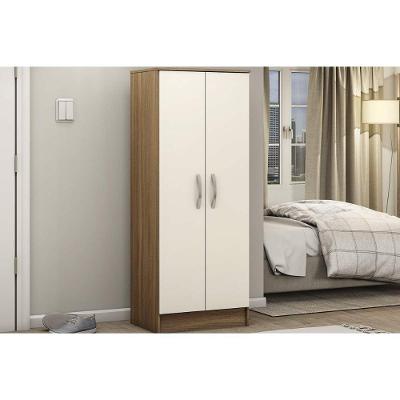 Armário Multiuso Casal Viena C- 2 Portas Amendola-off White - Demóbile